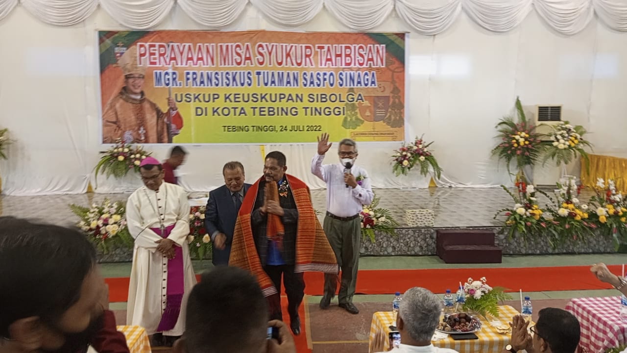 Rahudman Ajak Umat Katolik Bangun Kerukunan Umat Beragama di Sumut