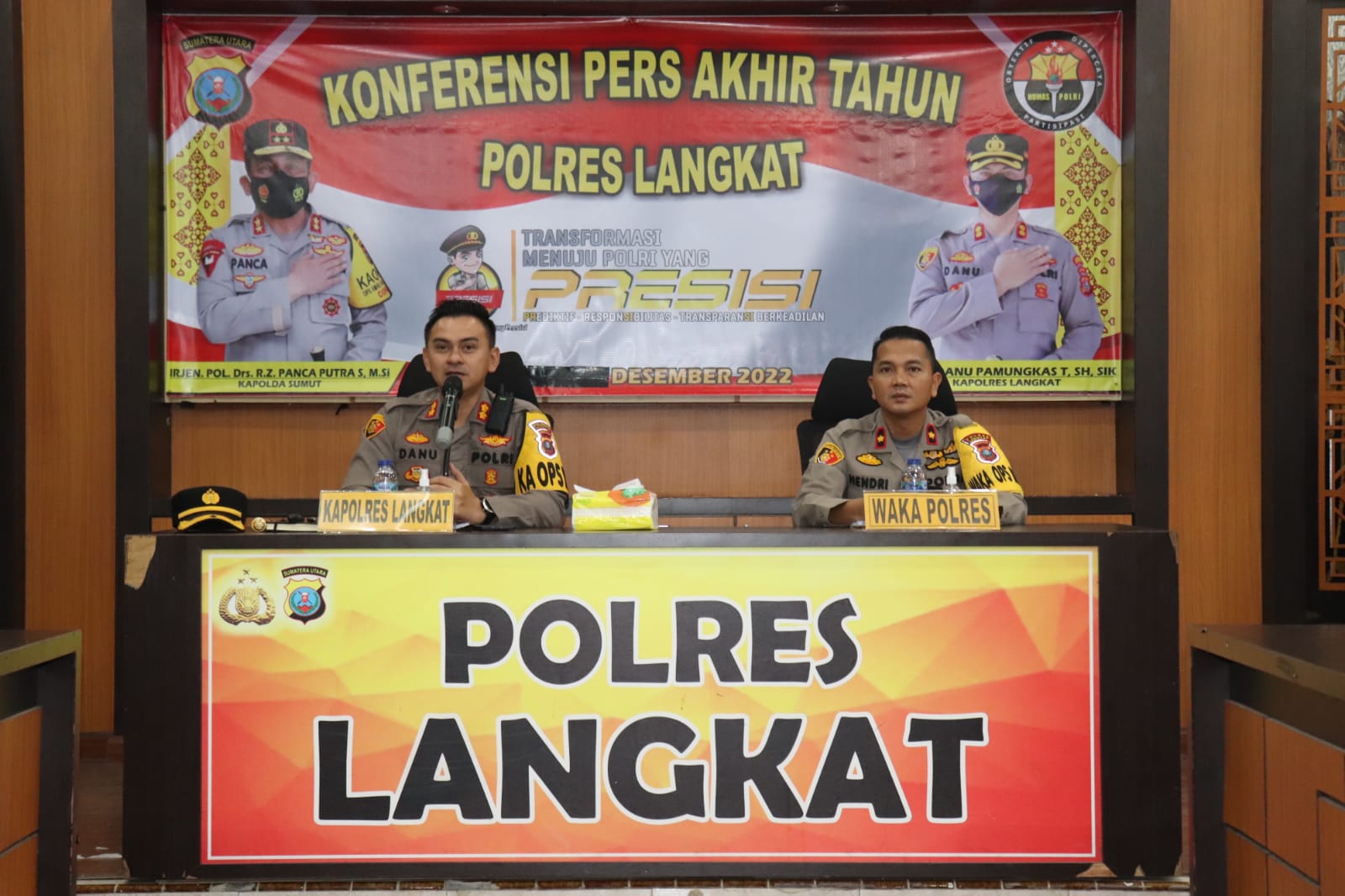 Langkat di 2022, Angka Tindak Pidana Meningkat – Penyelesaian Menurun