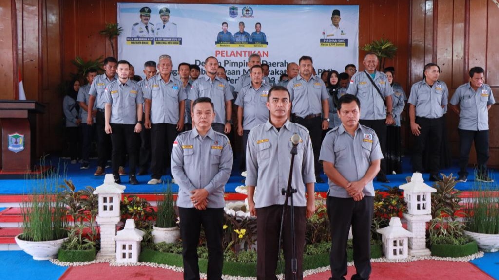 LPM Binjai Dilantik, Diharapkan Dukung Pembangunan