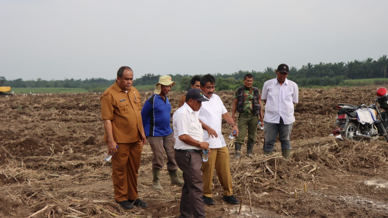 Penanaman Kedelai di Tunggurono, Ditinjau Amir Hamzah