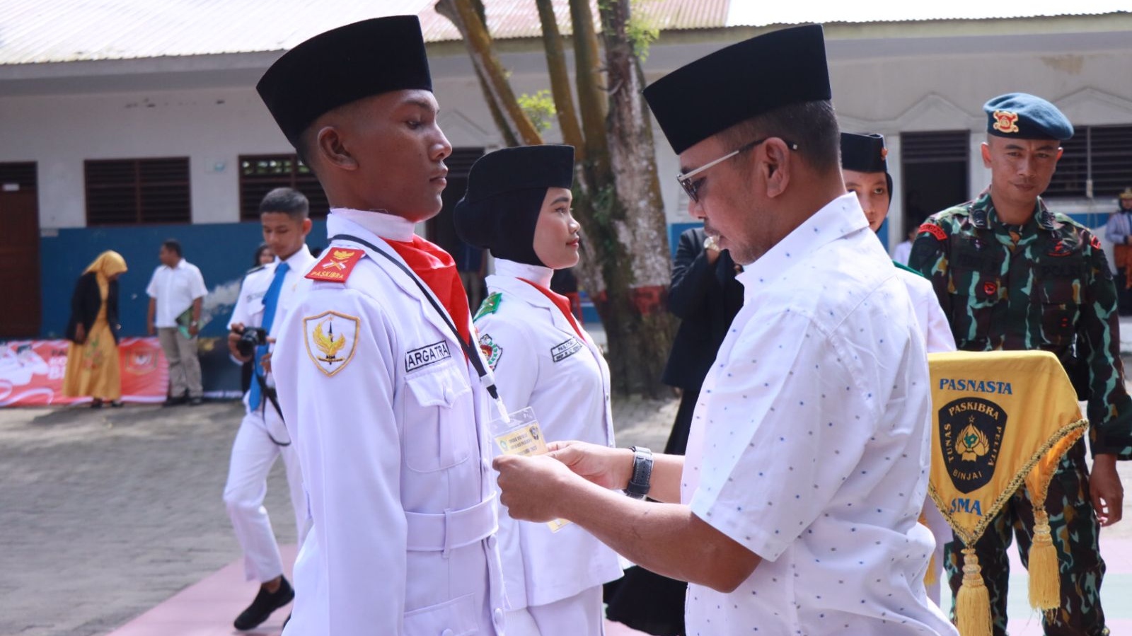 Lomba Paskibraka Binjai Diikuti Pelajar SMP dari 3 Daerah