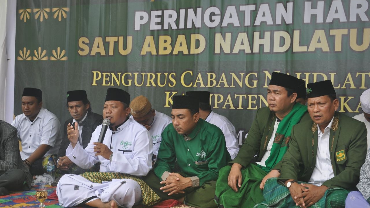 Beragama Atraksi Bela Diri Semarakan 1 Abad NU di Langkat