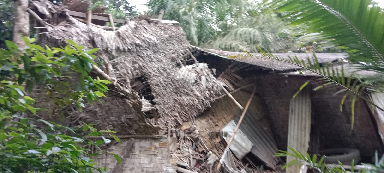 Rumah Tak Layak Huni di Secanggang Langkat Dibedah, Gunakan Dana Swadaya Warga