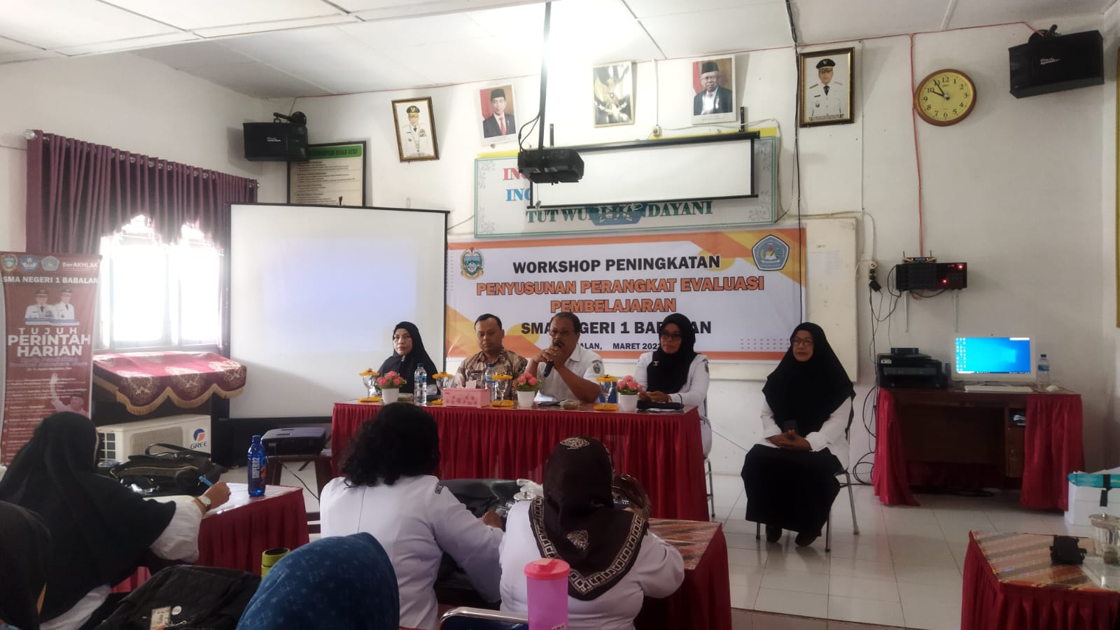 SMAN 1 Babalan Gelar Workshop Peningkatan Evaluasi Pembelajaran