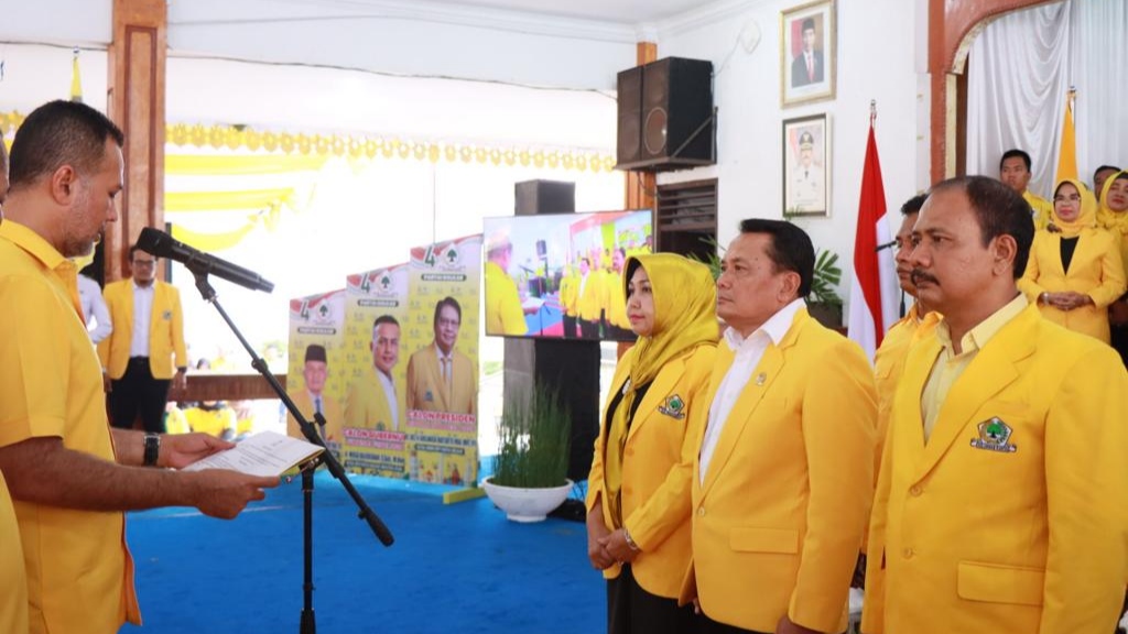 Dipimpin H Kires, Amir Hamzah Ajak Golkar Binjai Bersinergi