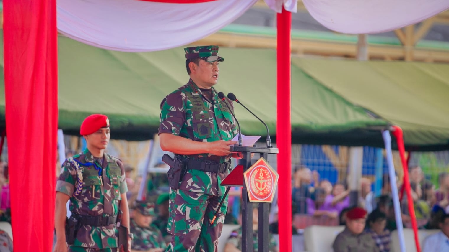 Panglima TNI ke Medan, Lepas Satgas Yonif 125/SMB Tugas di Papua