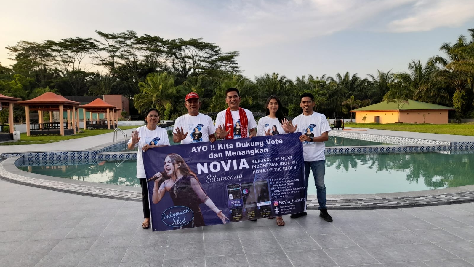 Pemuda Merga Silima Dukung Novia Situmeang Menang di Indonesia Idol 2023