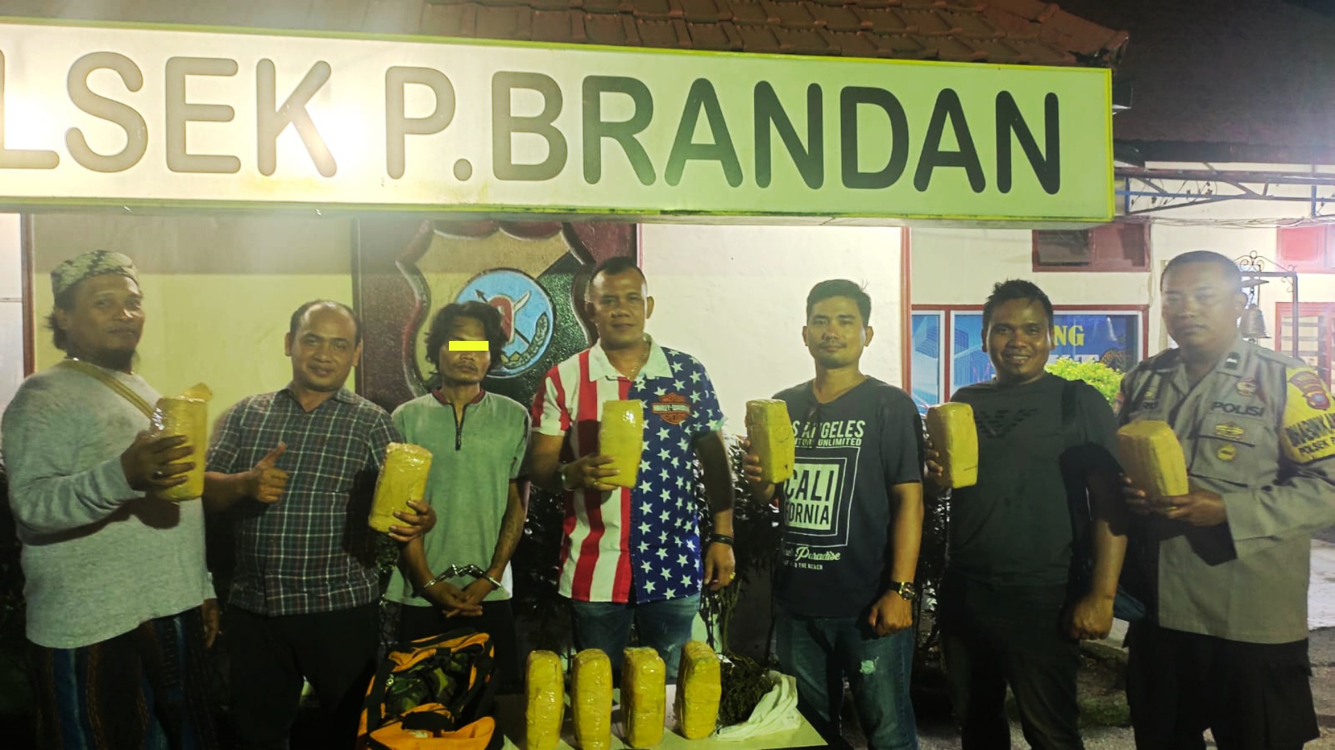 10,4 Kg Ganja Diamankan Polsek Pangkalan Brandan dari Pria Babalan