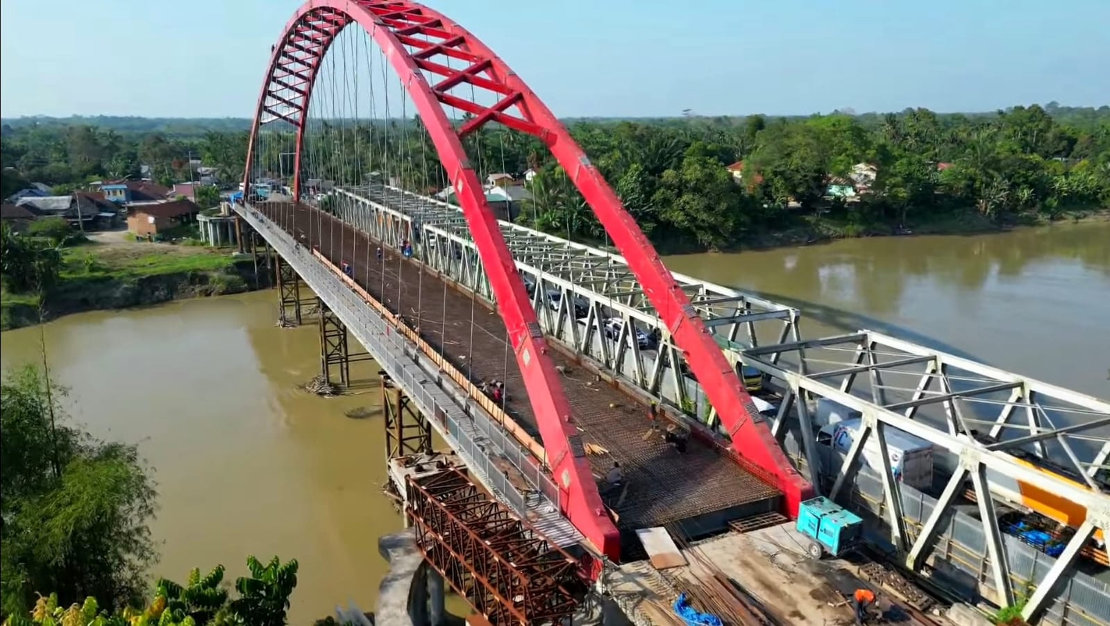 Jembatan Sei Wampu H-7 Lebaran Dioperasikan, 10 April Diuji Coba Kapasitas 26 Ton