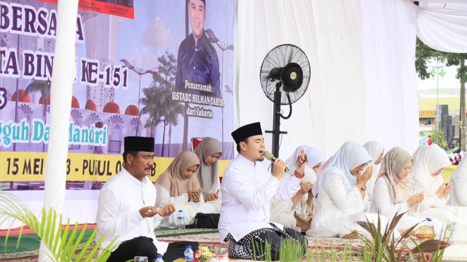 Doa & Dzikir di HUT ke-151 Kota Binjai Dipimpin Ustaz Kondang Hilman