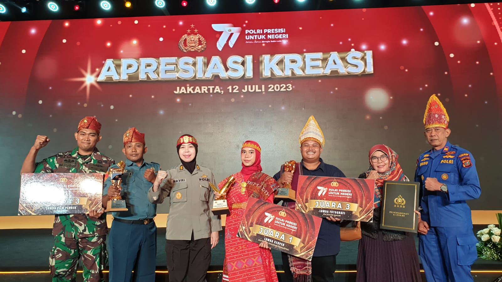 3 Penghargaan Diraih Polda Sumut pada Lomba Kreasi Bhayangkara ke 77