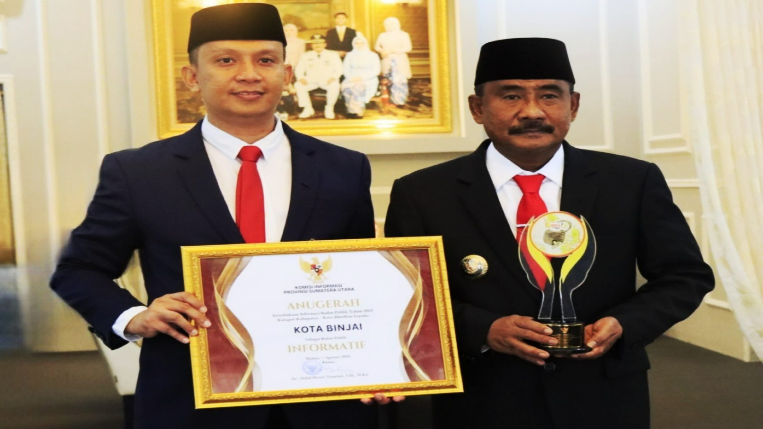 Pemko Binjai Kali Ketiga Dianugrahi “Kota Informatif” oleh KI Sumut