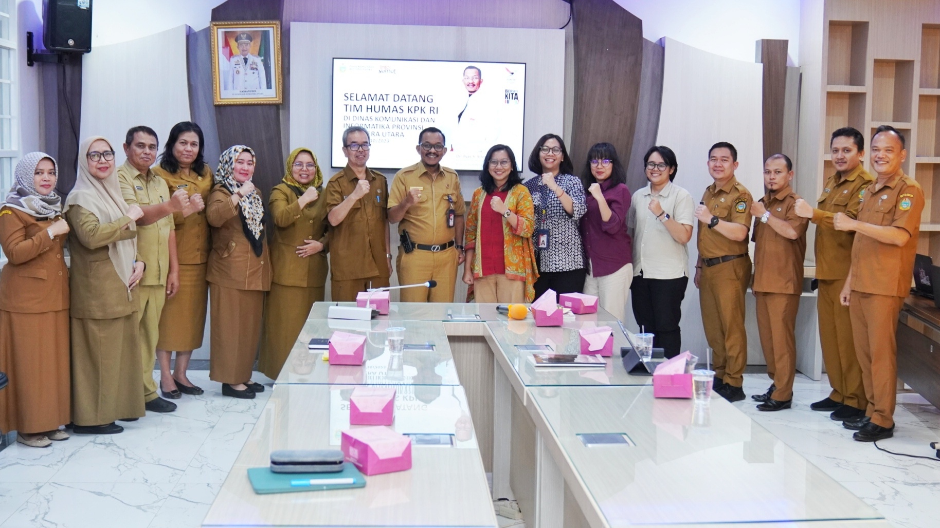 Diskominfo Sumut & Humas KPK RI Kerja Sama Diseminasi Antikorupsi