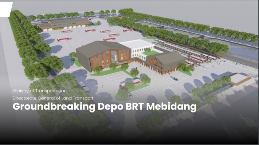 Desember, Groundbreaking Depo Pinang Baris/Amplas BRT Mebidang