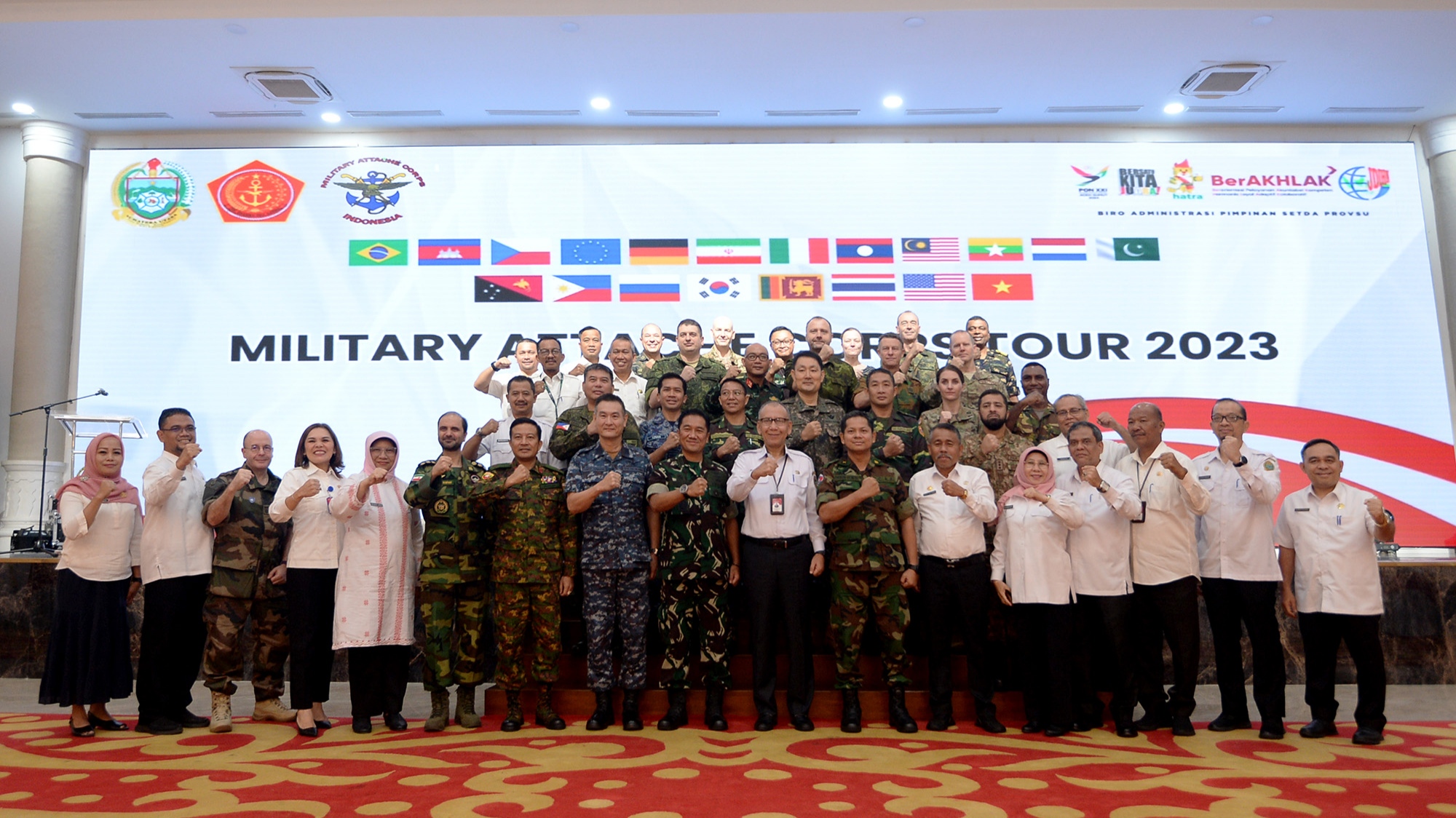 Atase Pertahanan Negara Sahabat Berkunjung ke Sumut, Ini Harapannya