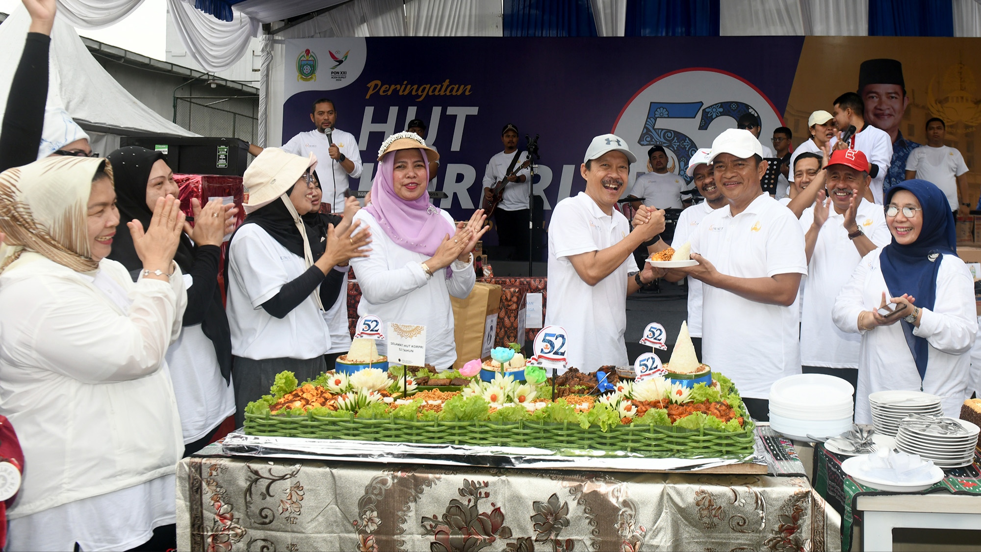 Jalan Sehat Meriahkan HUT ke-52 KORPRI Sumut, 2 Pesan Hasanudin