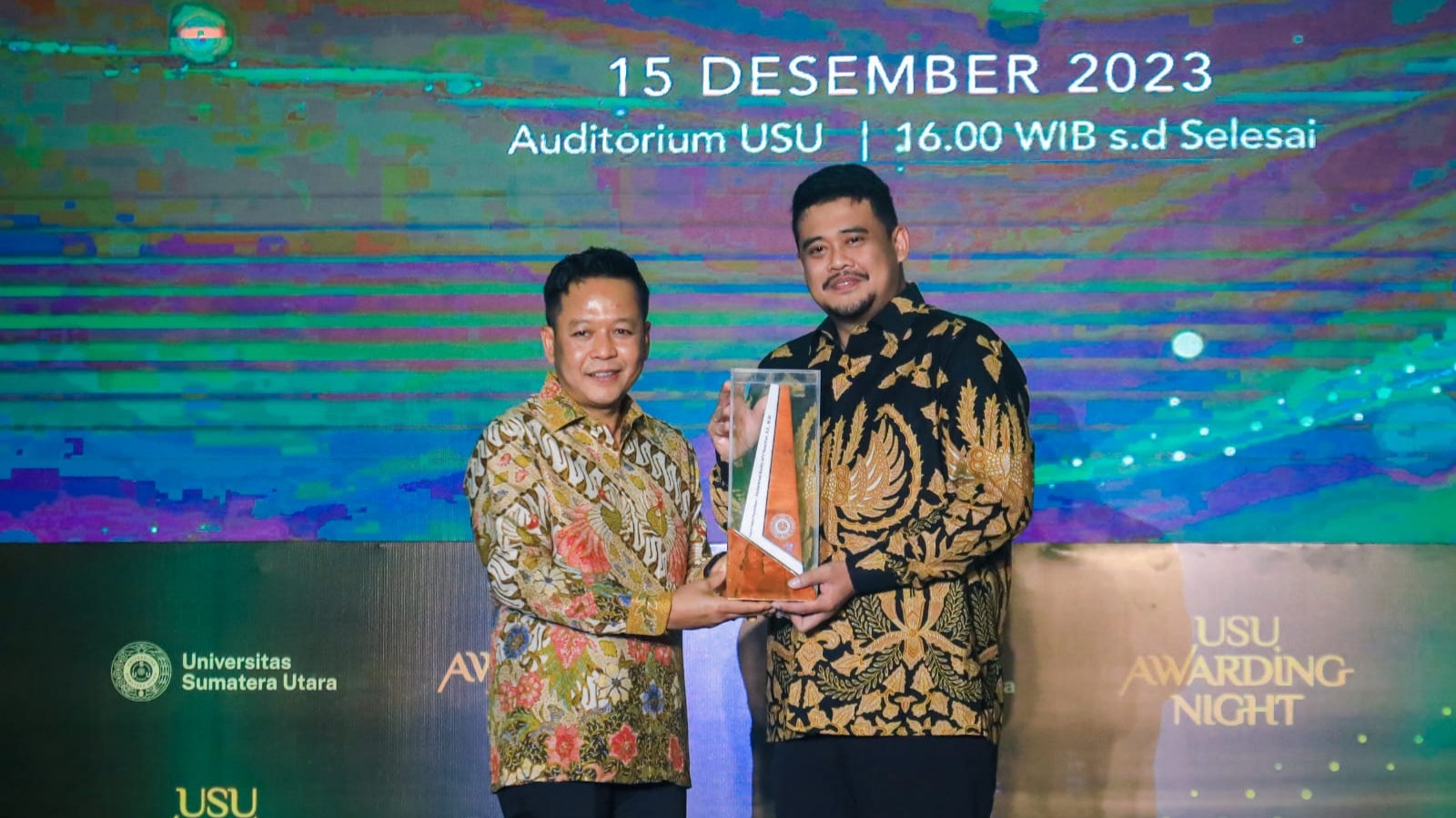 USU Nobatkan Bobby Nasution sebagai Tokoh Peduli Pendidikan