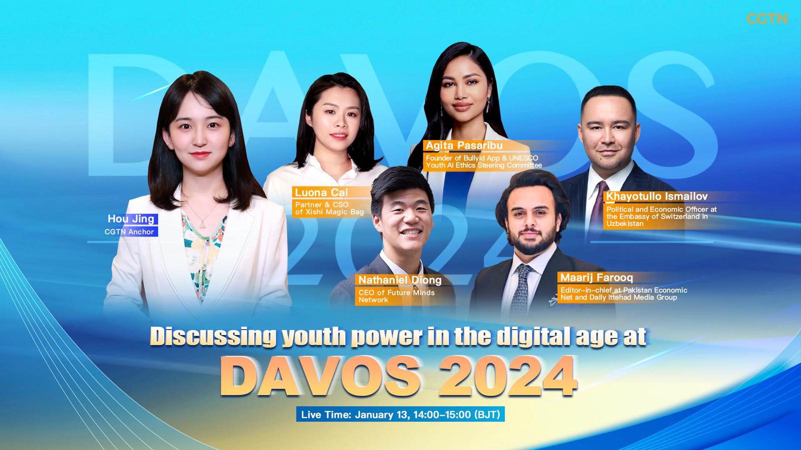 Tech Advocate Agita Pasaribu Illuminates the Role of Youth in the Digital Economy at CGTN Davos Panel