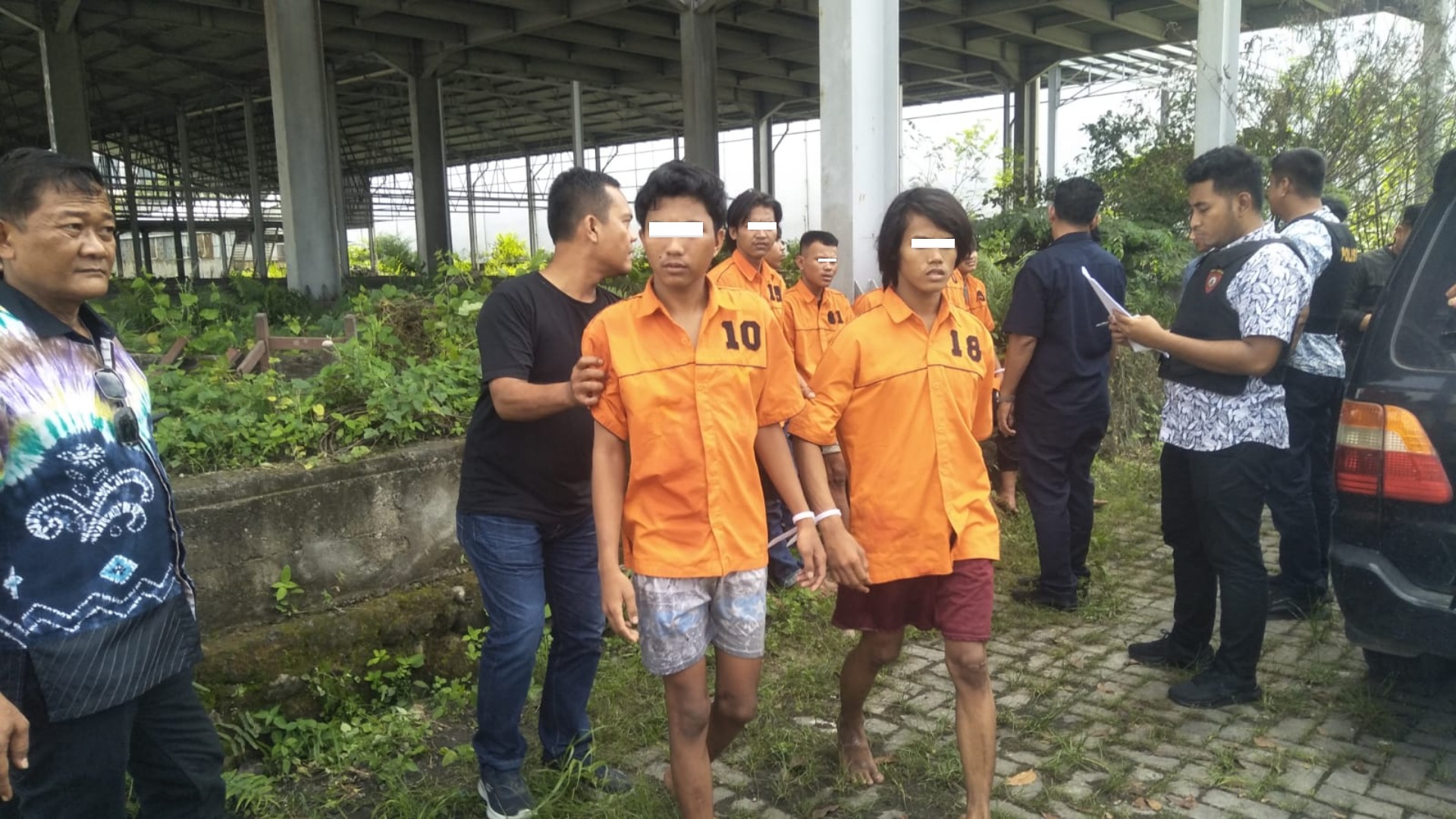 Markas Begal di KIM III Digerebek Polisi, 9 Pelaku Tertangkap Positif Narkoba