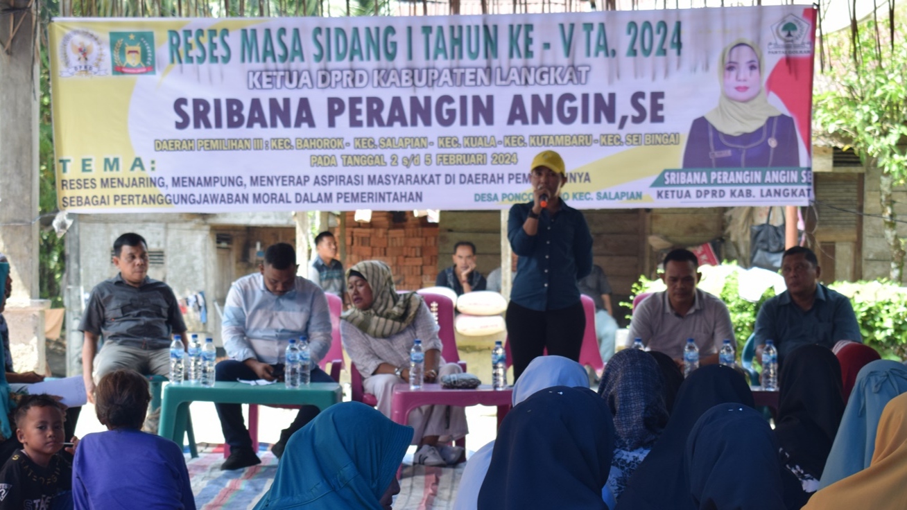 Lanjutan Pengaspalan Jalan di Salapian Janji Ketua DPRD Langkat di Reses