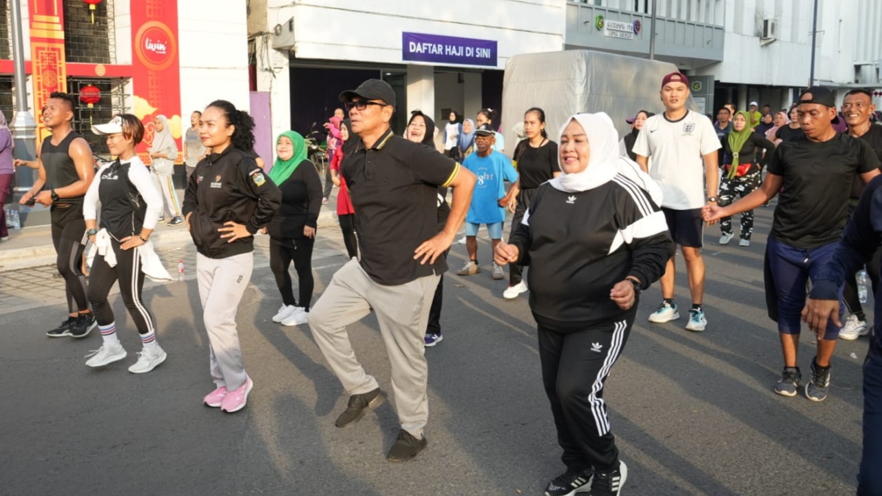 Jaga Kesehatan, Masyarakat Medan Diajak Gemar Berolahraga