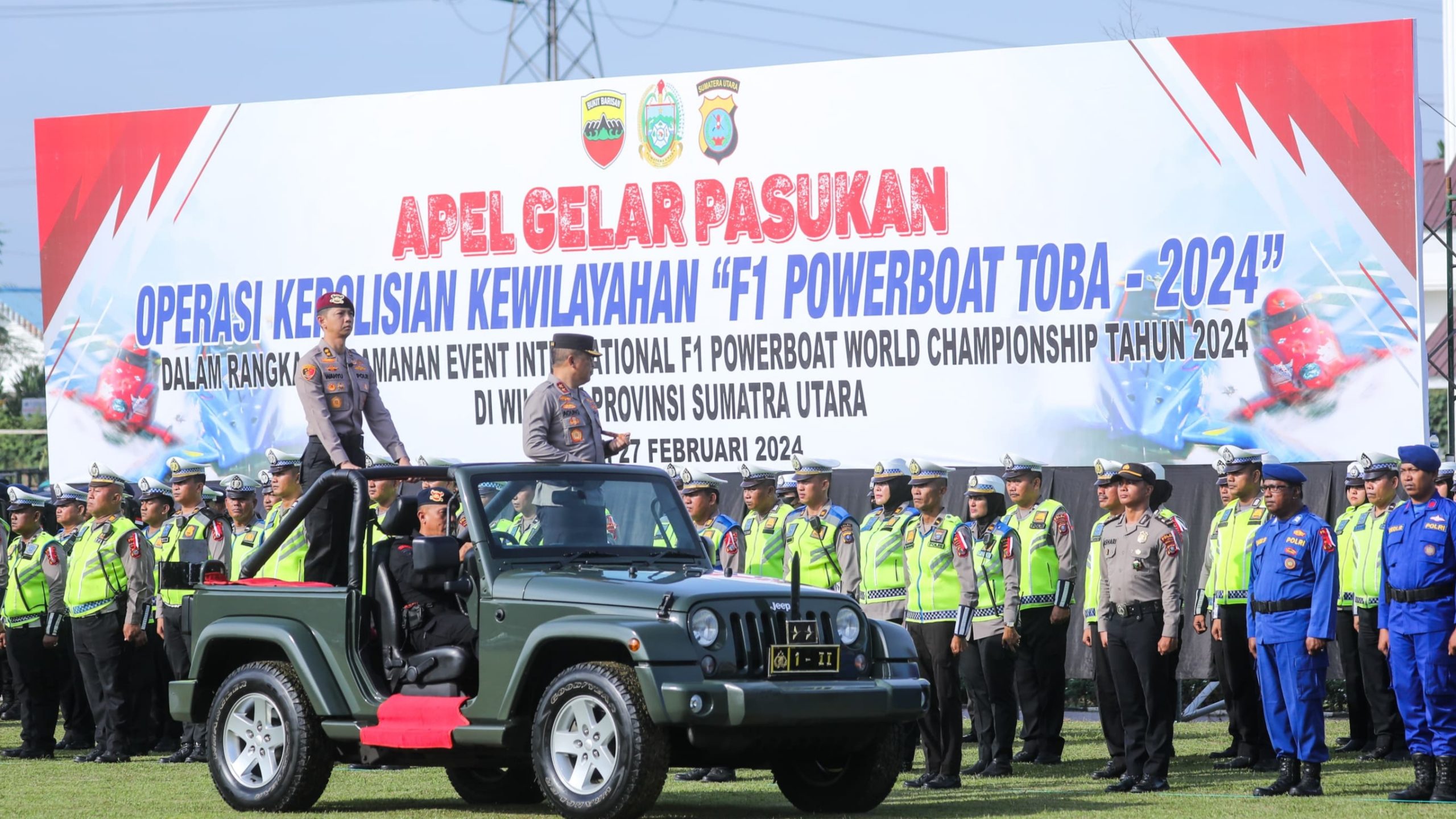 1.170 Personil Gabungan Amankan Event F1 Powerboat Danau Toba