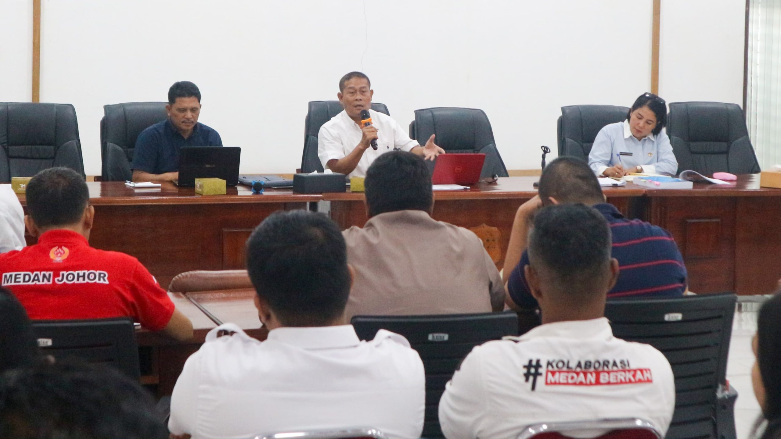 Dispora Medan Bahas Ranperwal Pemungutan Retribusi Tempat Olahraga