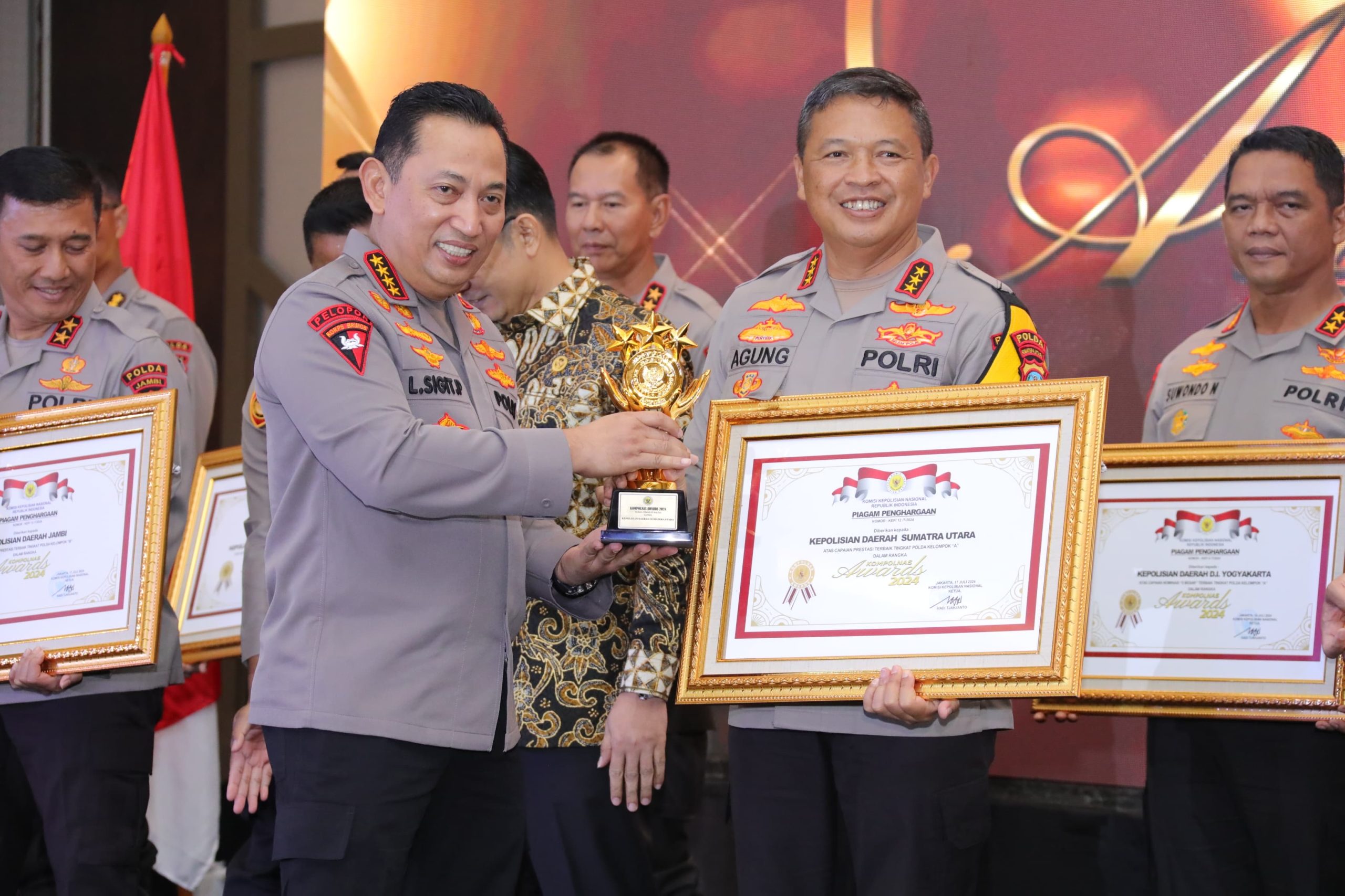 Raih Kompolnas Awards 2024, Polda Sumut Jadi Polda Terbaik se-Indonesia