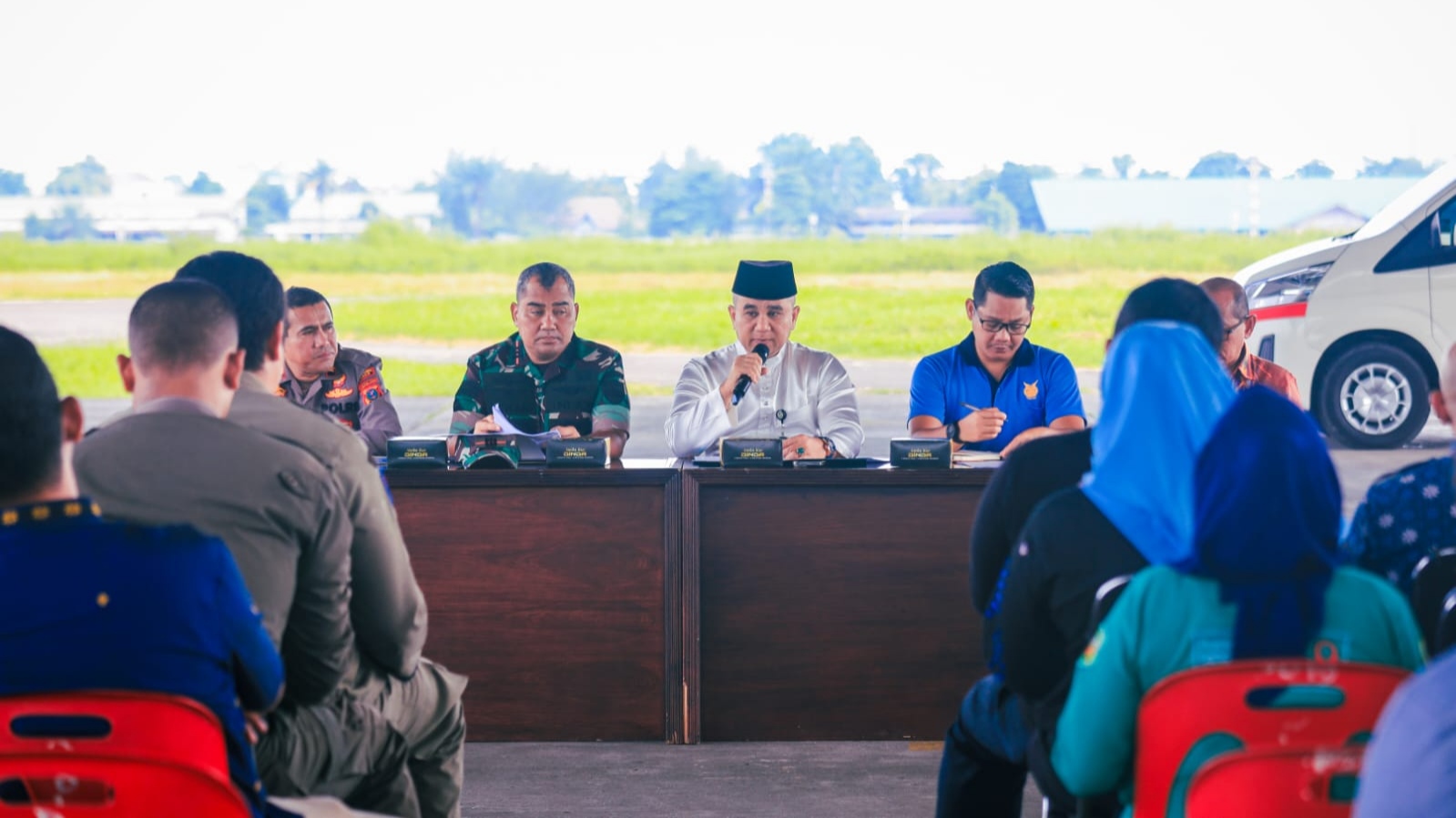 Pemko Medan Gelar Upacara HUT ke -79 RI di Lapangan Lanud Soewondo