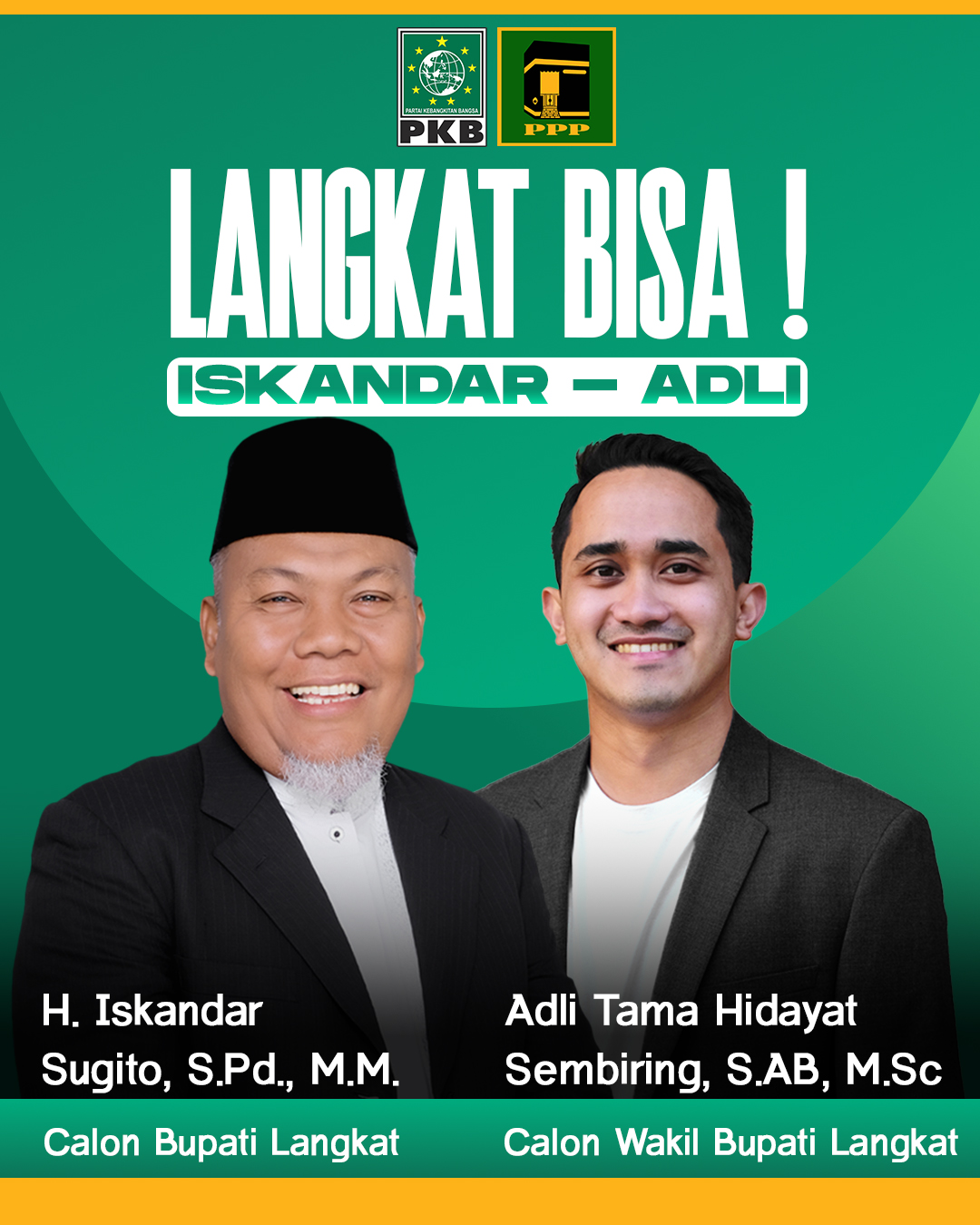 Profil Lengkap Cawabup Langkat Adli Tama Hidayat Sembiring, Lulusan S2 Inggris