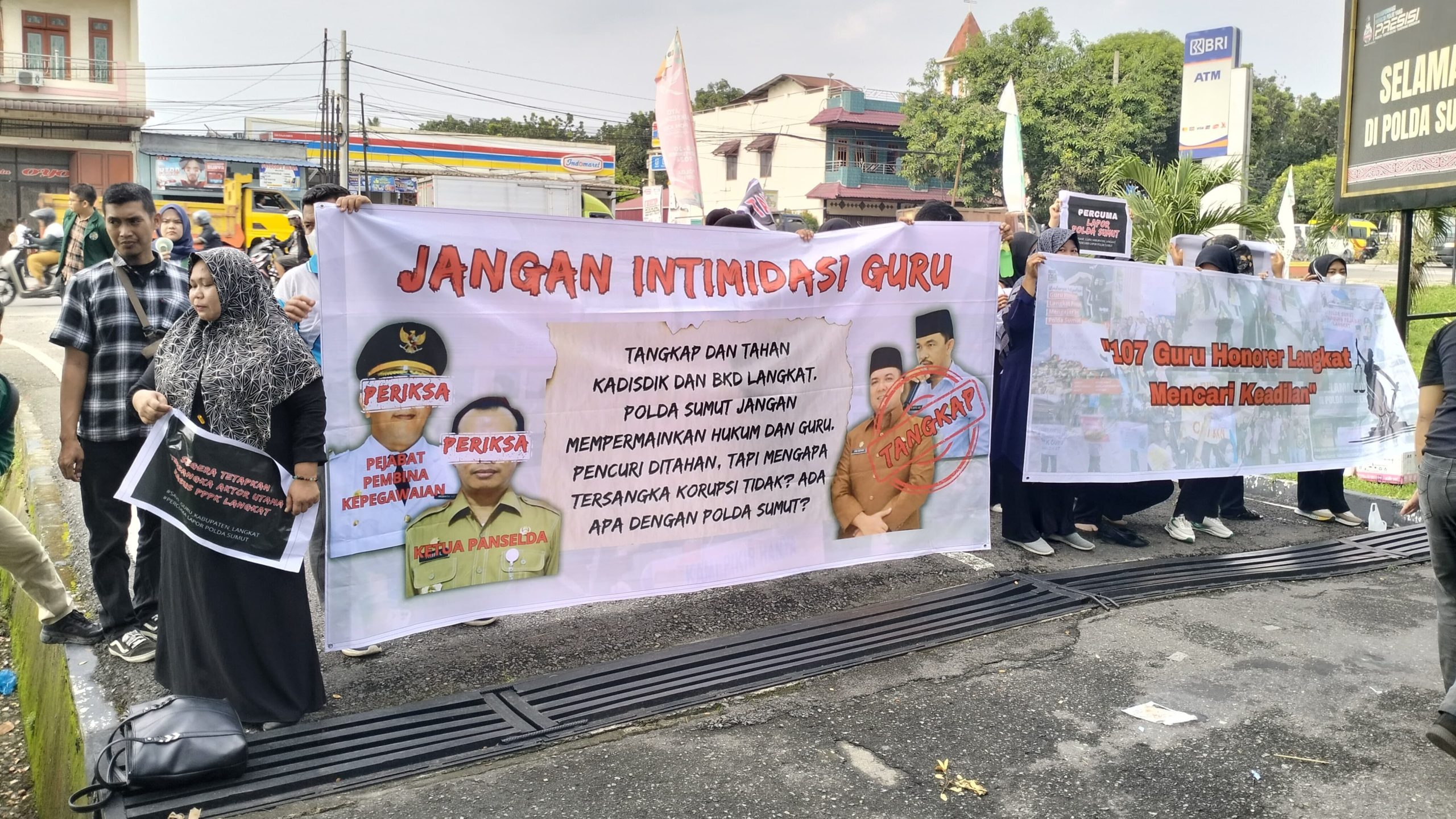 Aksi Ketujuh, Desak Polda Sumut Tahan 5 Tersangka & Ungkap Aktor Utama P3K Langkat