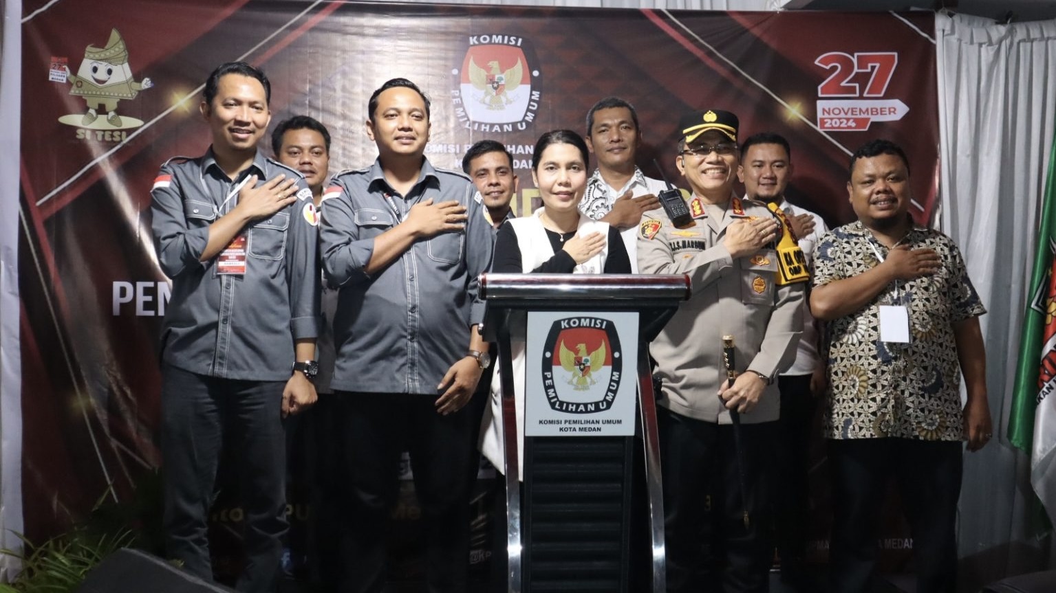 3 Paslon Resmi Daftar ke KPU Medan untuk Pilkada 2024, Siap Jalani Pemeriksaan Kesehatan