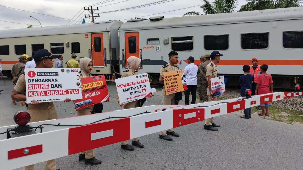 KAI Divre I Apresiasi Pemprov Sumut Bangun Palang Pintu dan Pos Jaga Perlintasan di Tanjung Balai