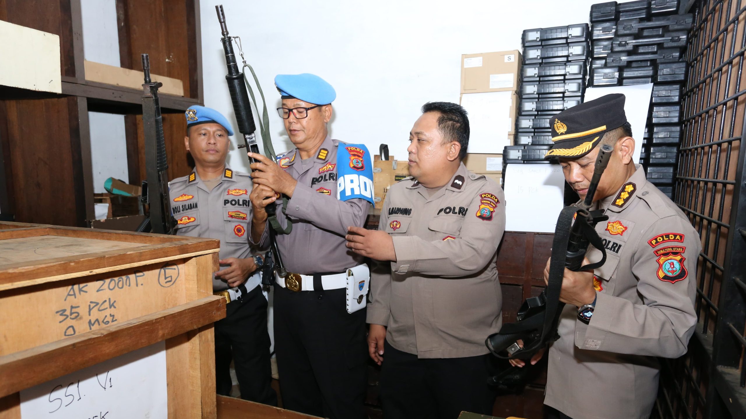 Hindari Penyalahgunaan, Senpi Anggota Polri Diperiksa Serentak