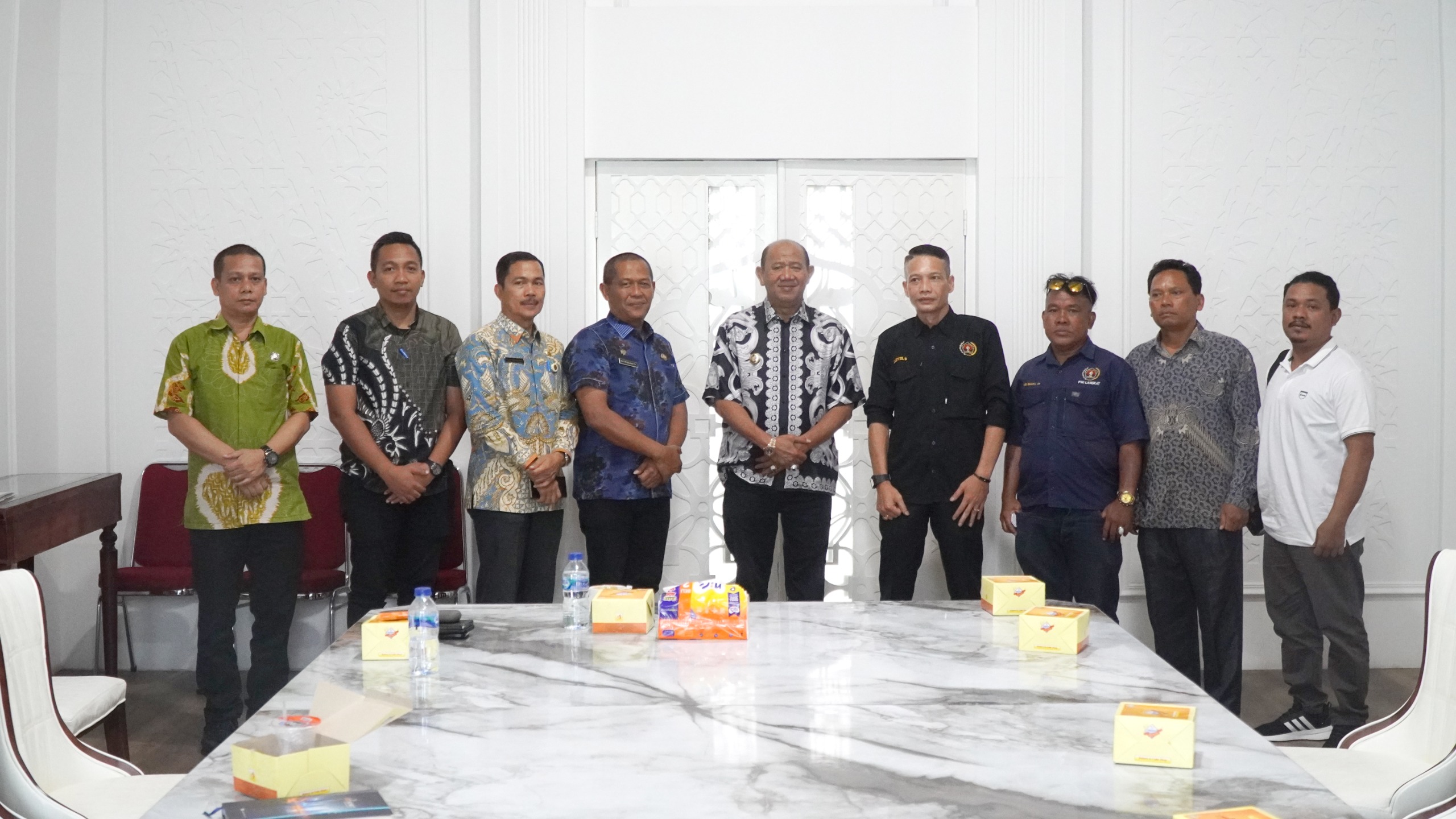 Rencana PWI Gelar UKW Disepakati Bupati Langkat