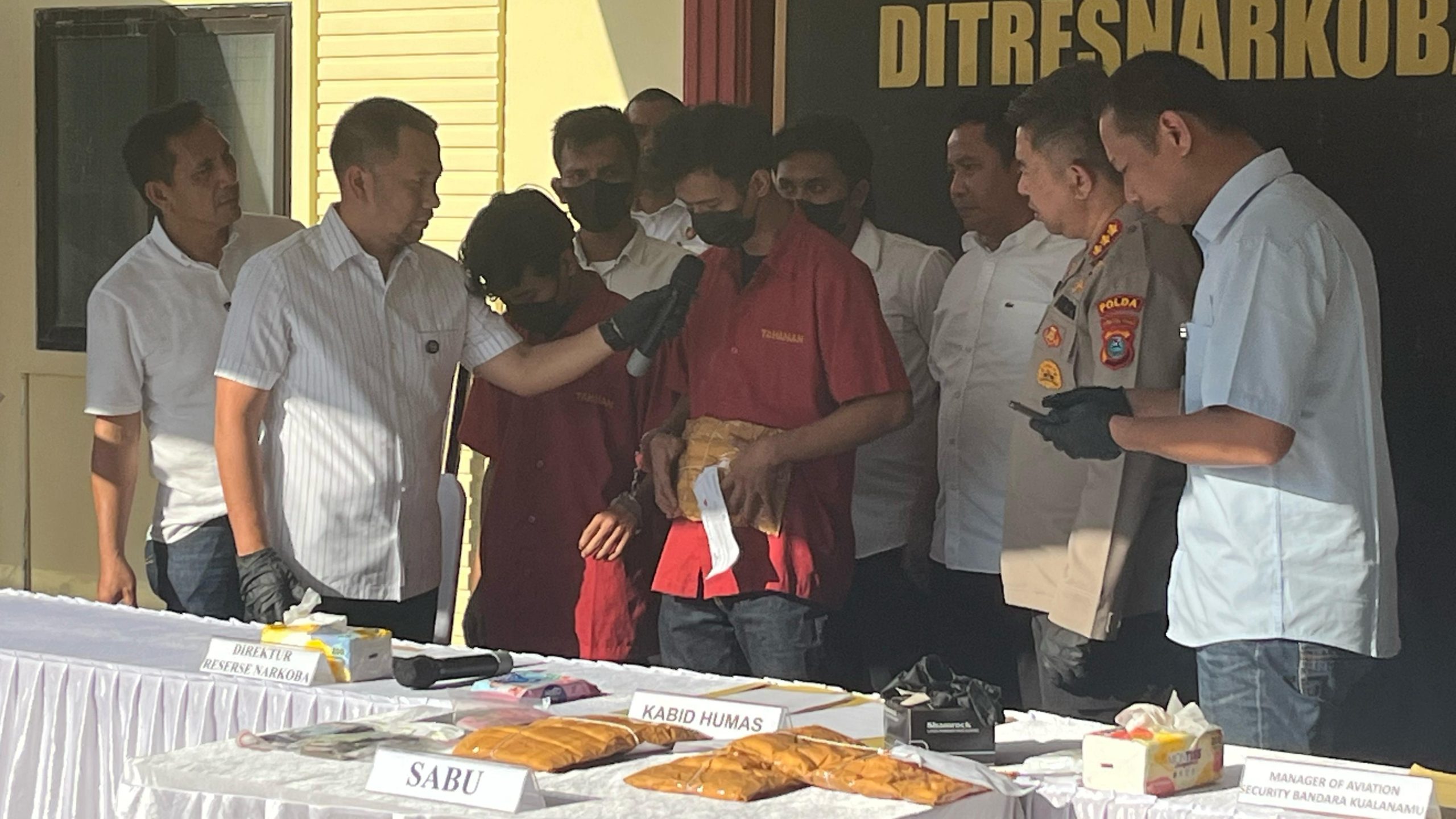 Polda Sumut Gagalkan Peredaran 5 Kg Sabu, 4 Tersangka Ditangkap dari Bandara Kualanamu