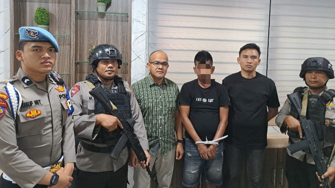 Kurang dari 10 Jam Pembacok Jaksa Ditangkap Polda Sumut, Pelaku Oknum PP