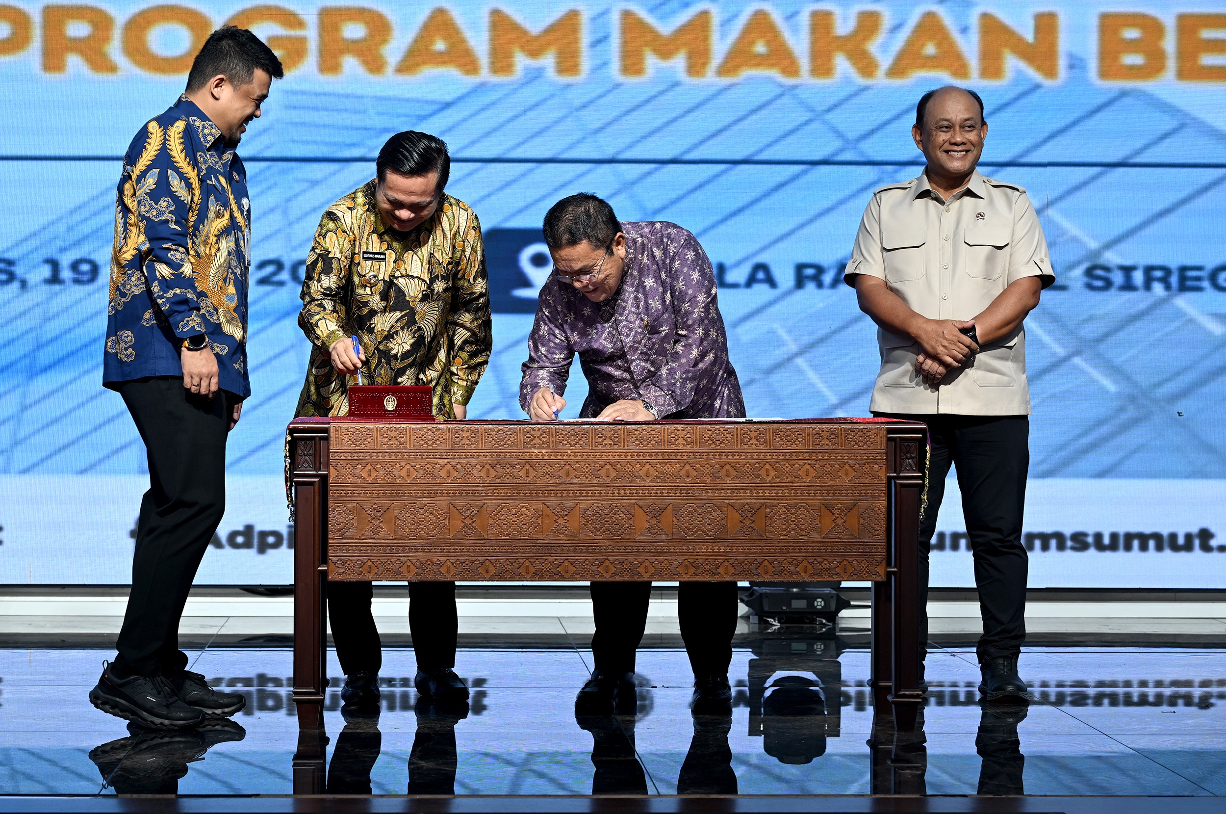Percepat Sarana SPPG Program Makan Gratis, 33 Daerah di Sumut Teken MoU