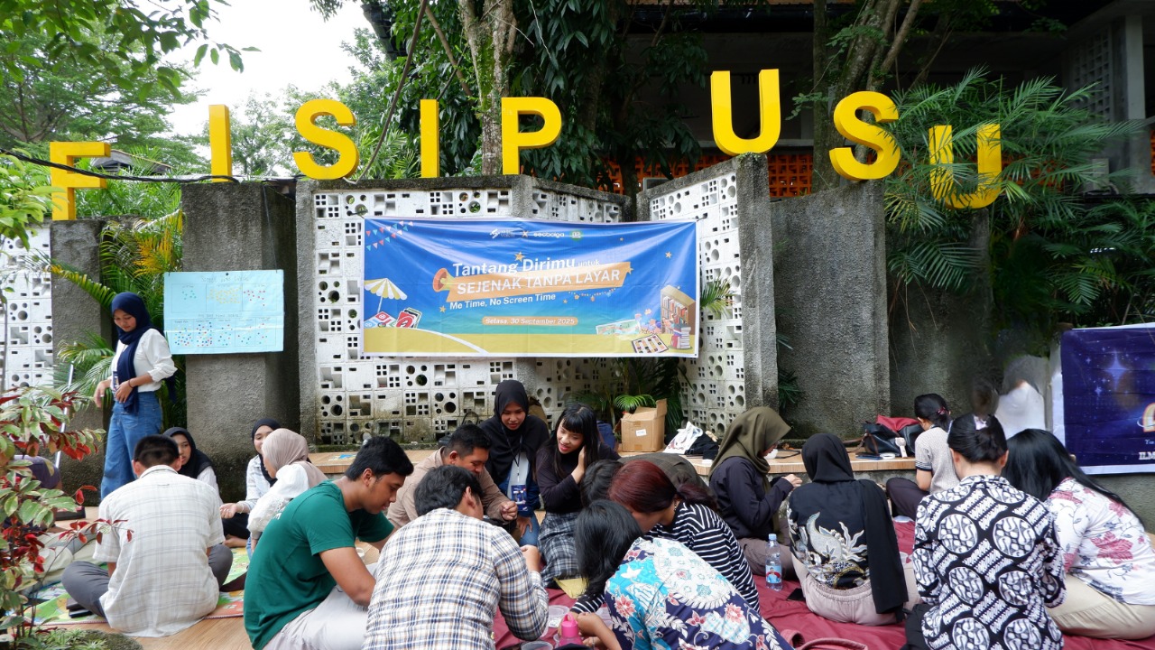 Sadar Waktu Gandeng Medan Book Party & Seabolga Kampanyekan Sejenak Tanpa Smartphone