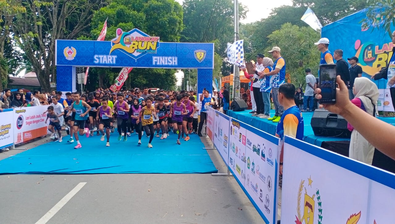 Langkat Run Fest 2025 Diikuti Ribuan Peserta, Rebutkan Hadiah Jutaan Rupiah
