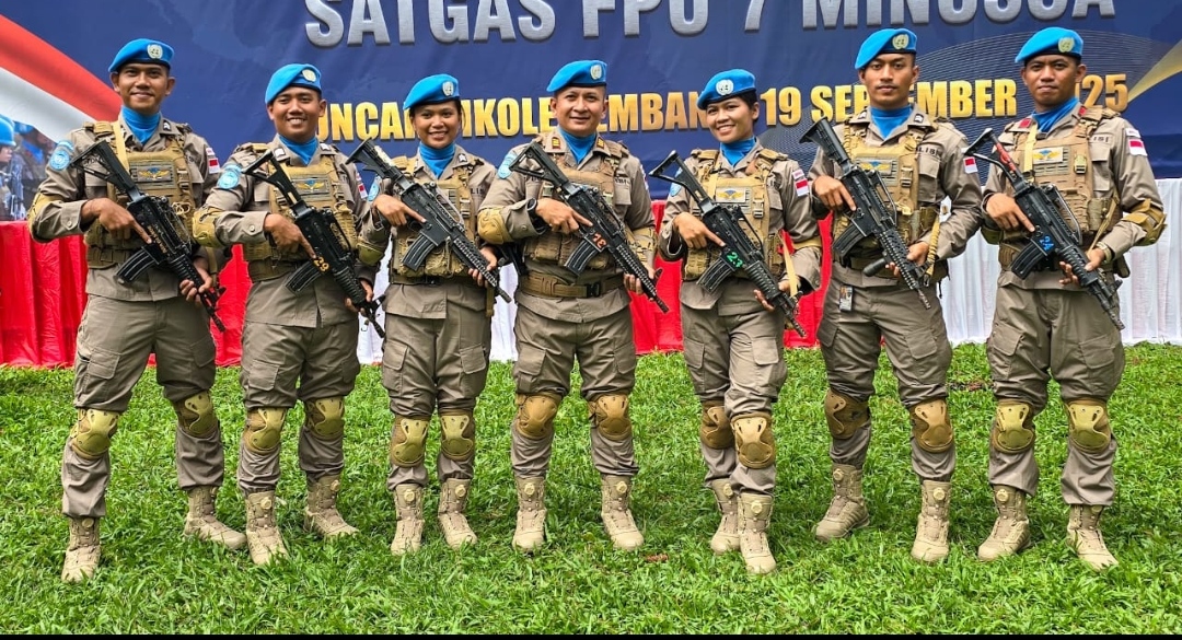 Berangkat ke Afrika Tengah, 7 Personel Polda Sumut Emban Misi Perdamaian PBB