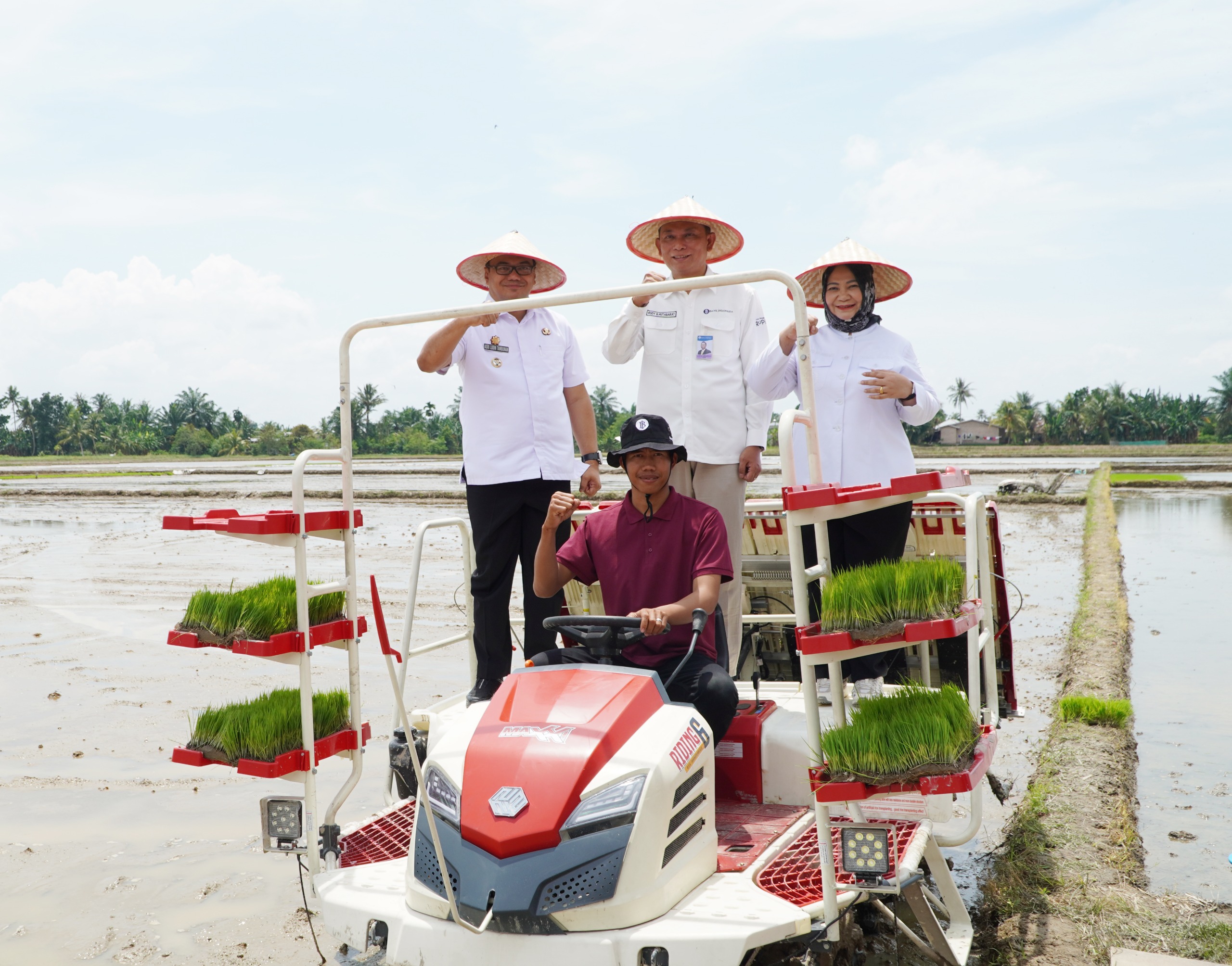 Dukungan Klaster Padi & Sarana BI Perkuat Ketahanan Pangan Langkat