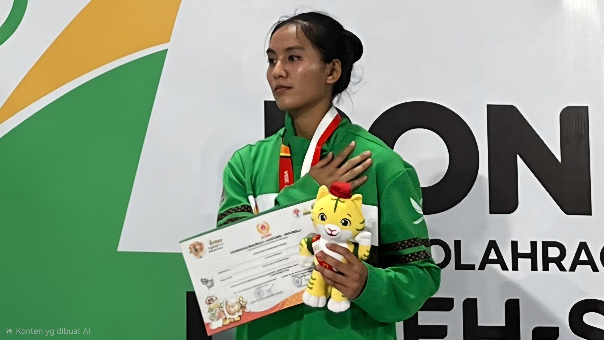 Atlet Taekwondo Asal Karo, Jessica Delima Br Surbakti Raih Emas PON XXI dan Diterima USU