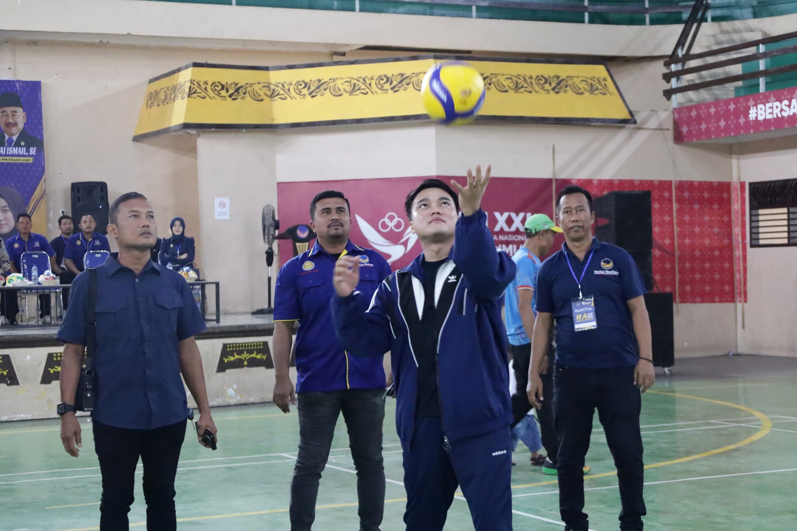 Sambut HUT ke-14, Bung RA Buka Giat Sosial dan Olahraga Gawean NasDem Langkat