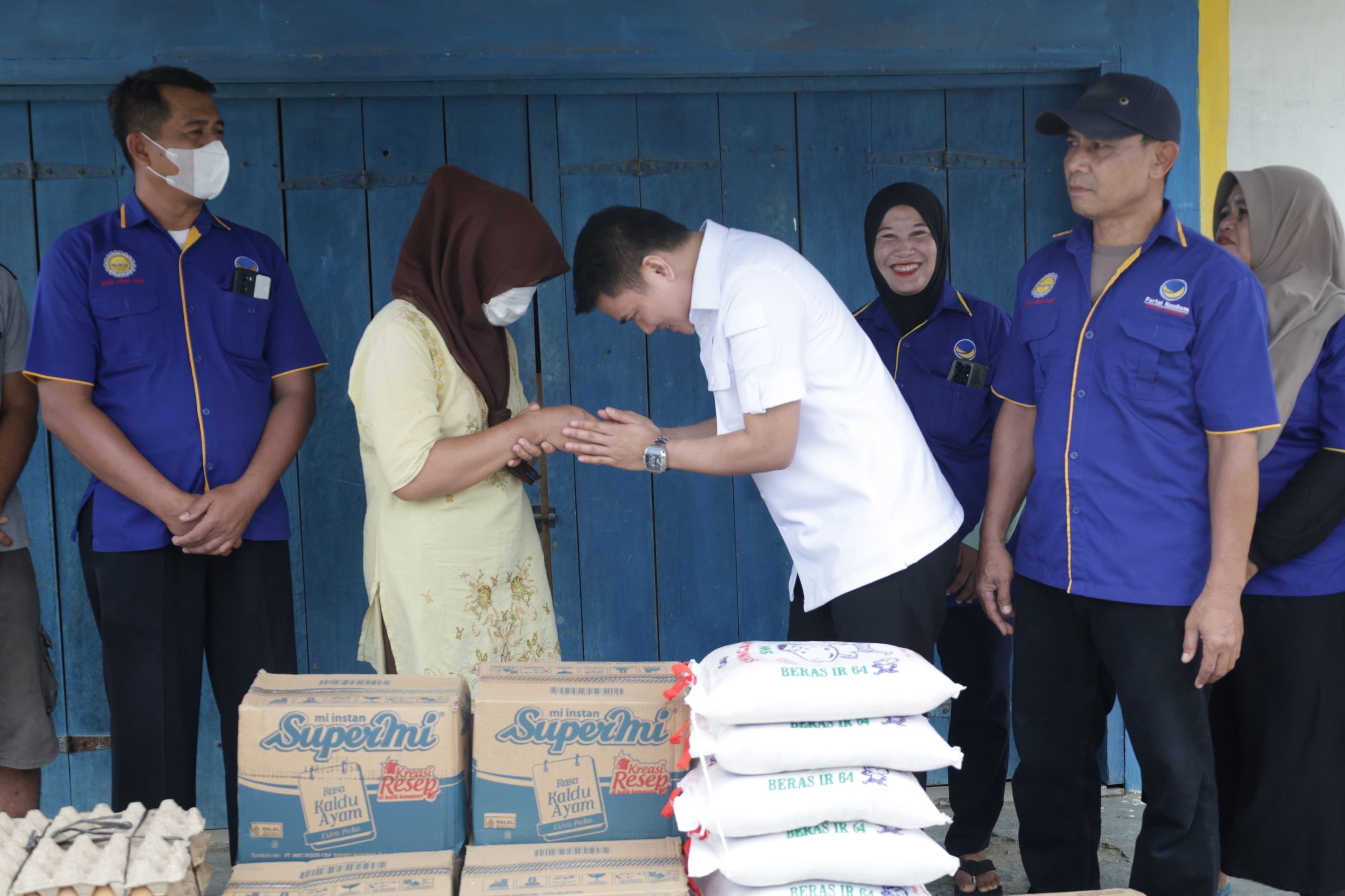 Korban Kebakaran di Langkat Kembali Terima Bantuan Bung RA