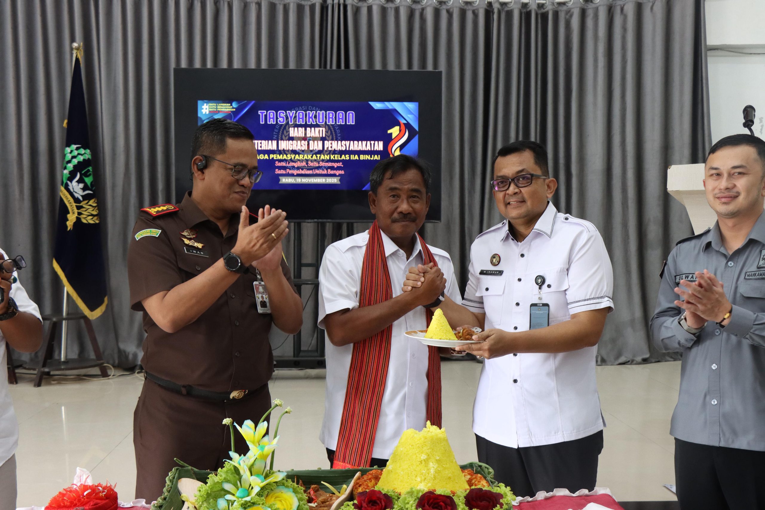 Amir Hamzah Hadiri Tasyakuran Hari Bhakti Ke-1 Kementerian Imigrasi dan Pemasyarakatan