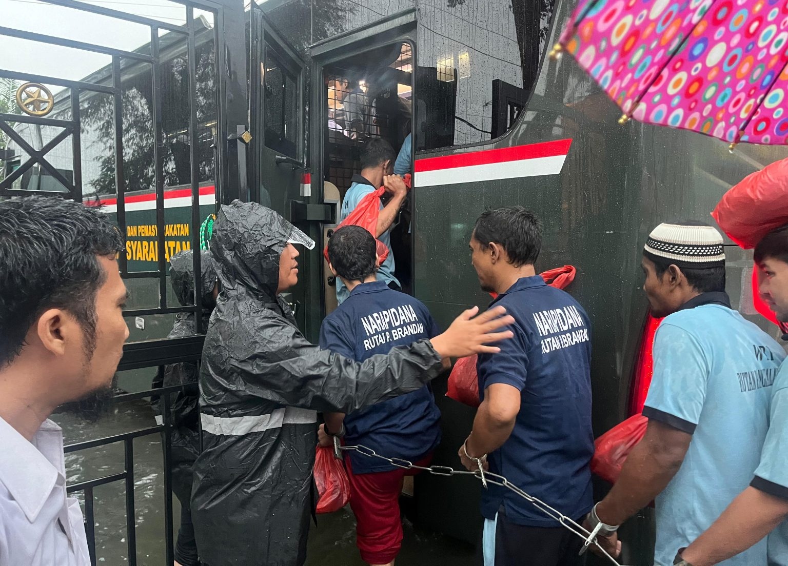 Terendam Banjir, 435 WBP Rutan Kelas IIB Brandan Dievakuasi