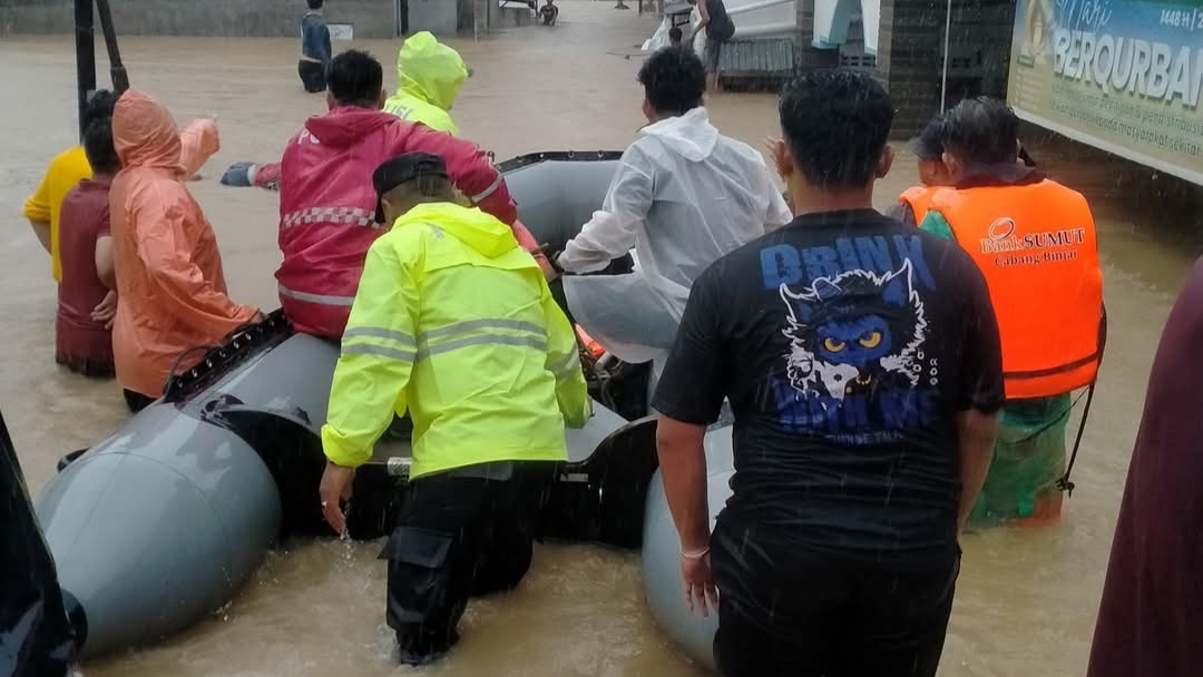 24.961 Jiwa Terdampak, Banjir Binjai Mulai Surut, Petugas Lapangan Tetap Siaga