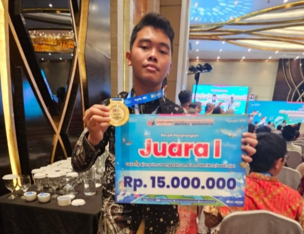 Medali Emas Diraih Siswa SMP Binjai di OSN IPA Nasional