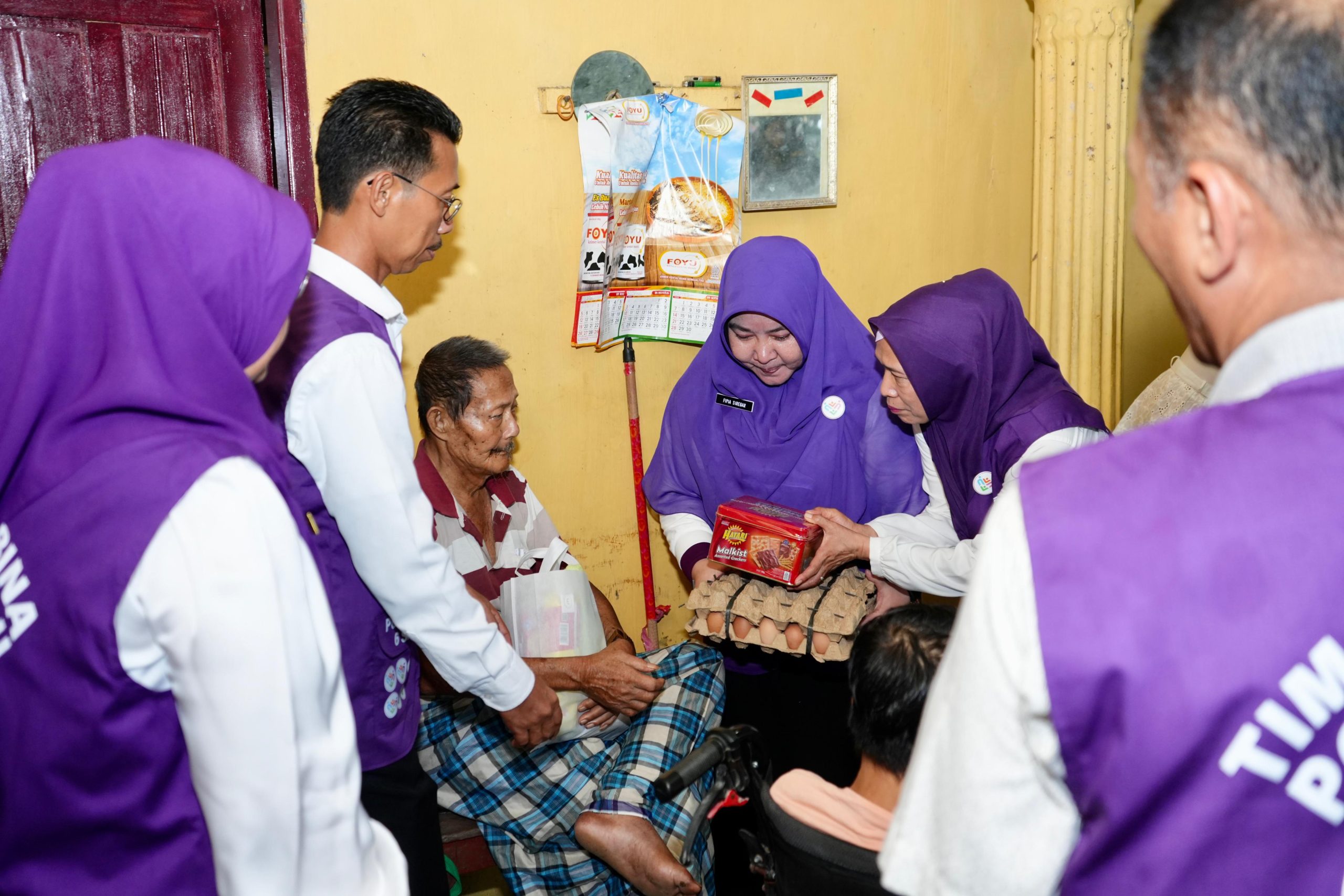 Penyandang Disabilitas di Kota Binjai Terima Bantuan